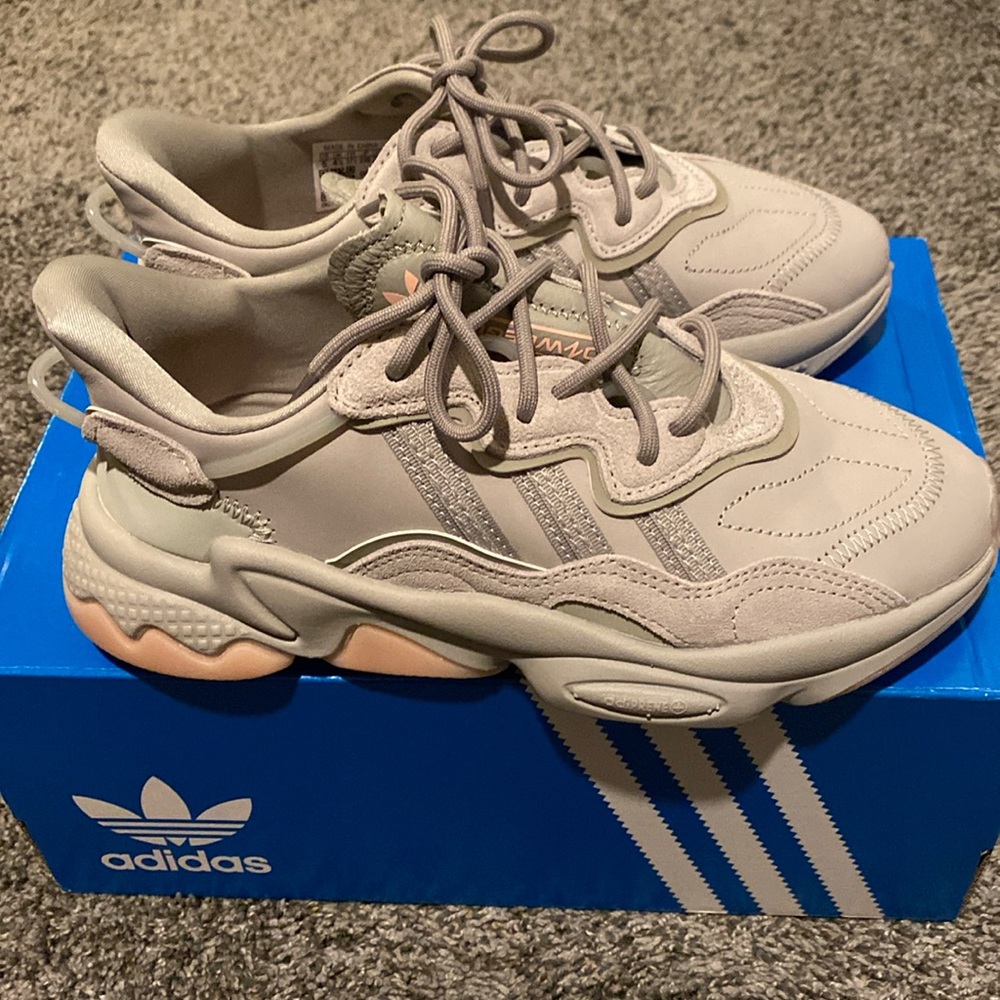 Adidas Ozweego Grey and Pink